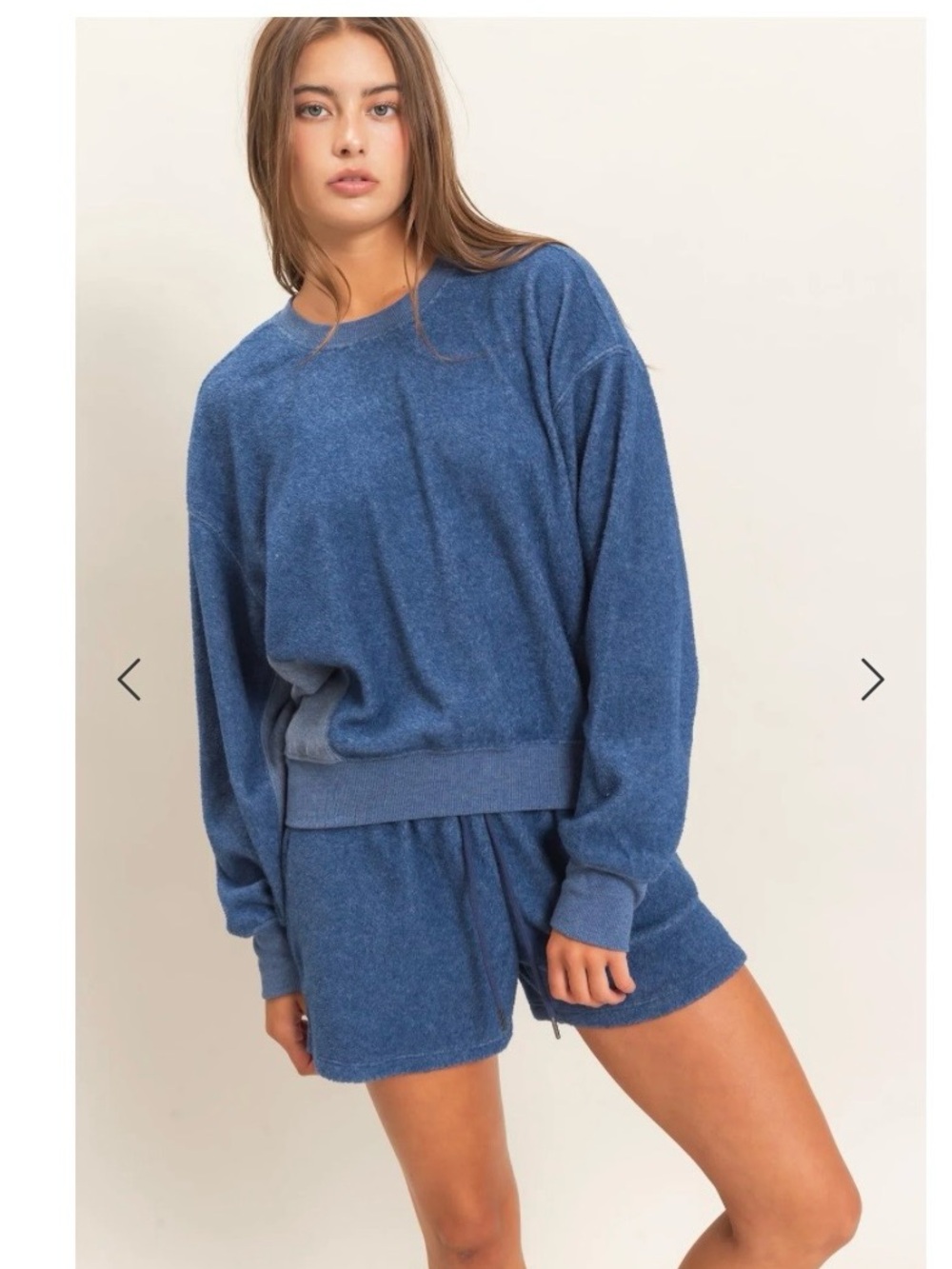 Hyfve Contrast Sweatshirt & Shorts Set